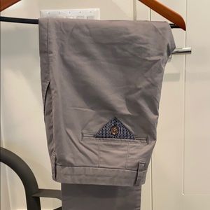 Ted Baker Grey Chinos. Size 32R. New, no tags.